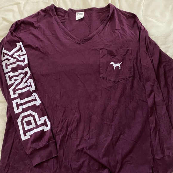 PINK Victoria's Secret Tops - VS PINK LONG SLEEVE